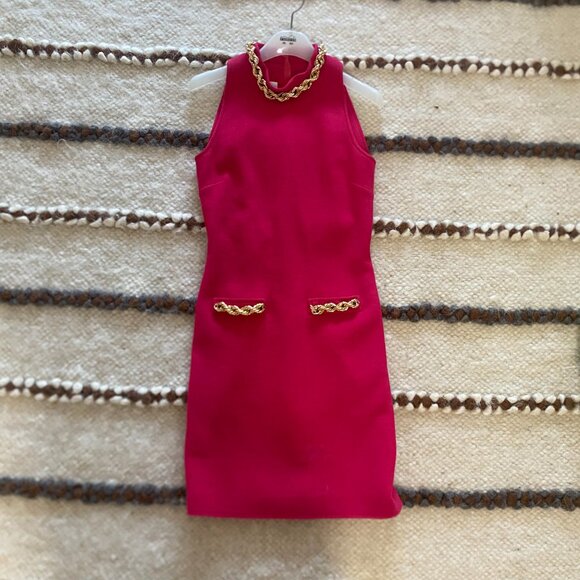 Moschino Couture Virgin Wool Mini Dress w/ Tags - Picture 1 of 7